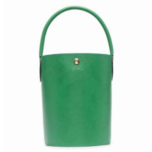 Epure S Leather Bucket Bag  Green