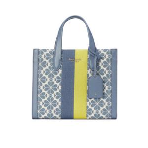 Flower Jacquard Stripe Manhattan Small Tote