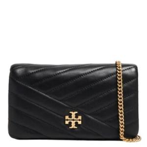 Kira Chevron Napa Leather Chain Wallet