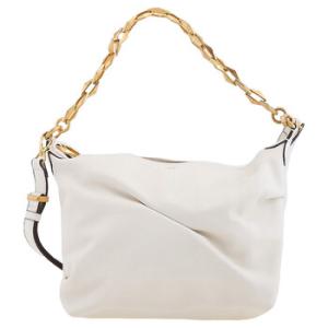 Latte  Gold Small Diamond Soft Hobo Bag