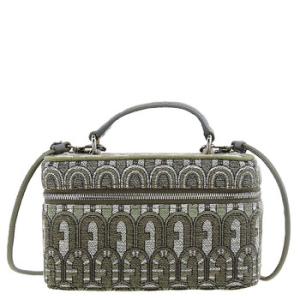 Logo Jacquard Adjustable Crossbody Bag