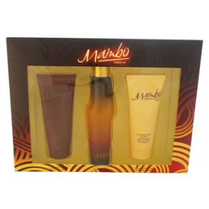 Mambo by Liz Claiborne for Men  3 Pc Gift Set 3.4oz Cologne Spray 3.4oz Body Moisturizer 3.4oz Hair and Body Wash