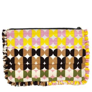 Mezzaluna Printed Clutch