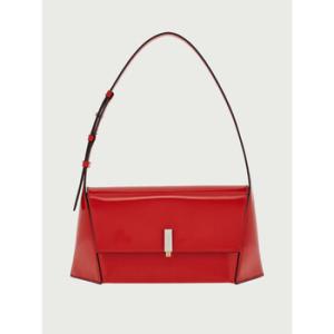 Red Geometric Shoulder Bag M
