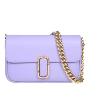 The J Marc Shoulder Leather Bag In Lavender