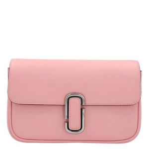 The J Marc Shoulder Leather Bag In Quartz Pink