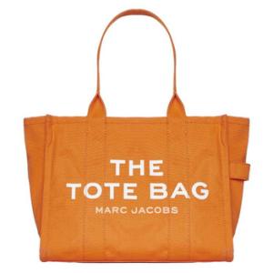 The Large Tote Bag In Canvas  Tangerine