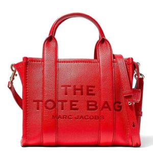 The Small Tote Bag In True Red