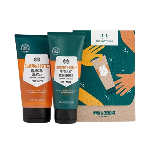 ბოდი შოპი - სასაჩუქრე ნაკრები AYR22 G2 მამაკაცის გუარა და ყავა სახის გამწმენდი 150მლ. კრემი დამატენ. 100მლ