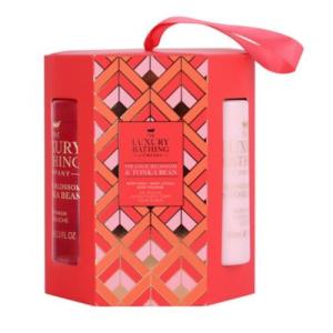 გრეის კოული - სასაჩუქრე ნაკრები Glamorous Glow Orange Blossom შხაპის გელი/ტანის ლოსიონი/აბაზანის ბომბა