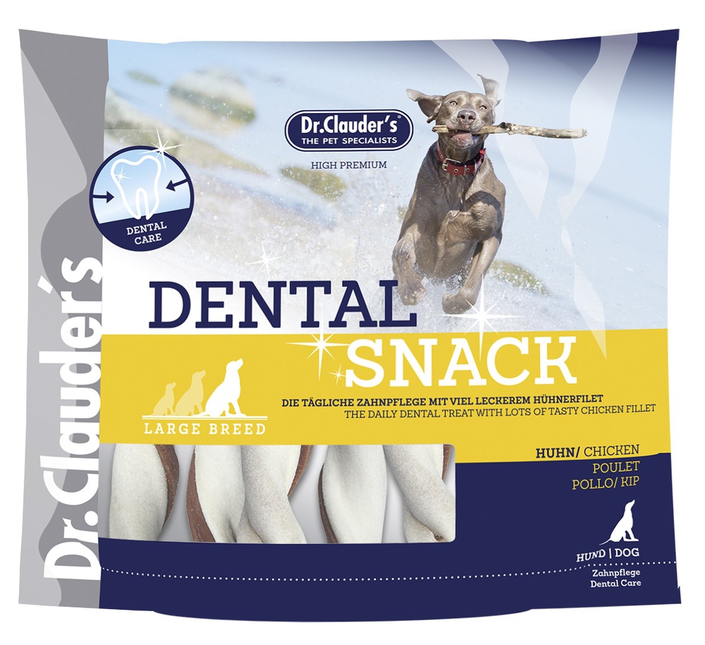 Dr. Clauder's, dental, ზრდასრული ძაღლის სასუსნაო ქათმის ხორცით,  170 გრ