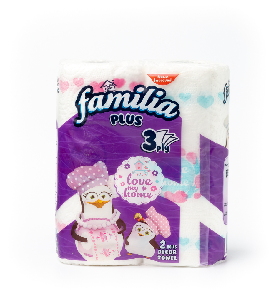 Familia, სამზარეულოს ქაღალდი, 3 ფენა, 2 ც.