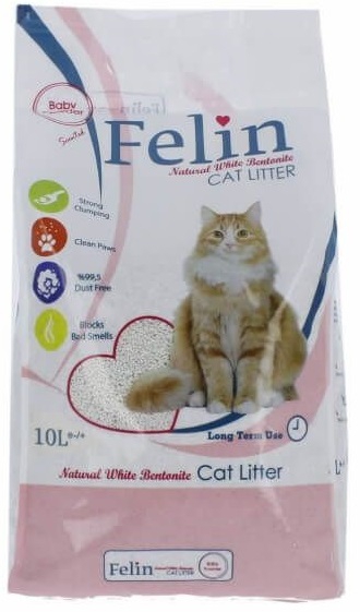 Felin, კატის ქვიშა მარსელის საპნის სურნელით, 10 ლ