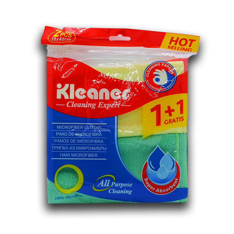 Kleaner, უნივერსალური საწმენდი ტილო, მიკროფიბრა,  2 ც.