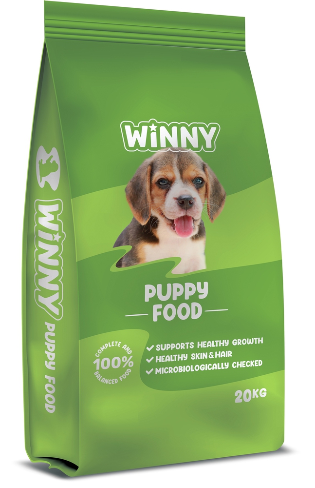 Nutrimax, Winny, ლეკვის საკვები ქათმის ხორცით, 20 კგ