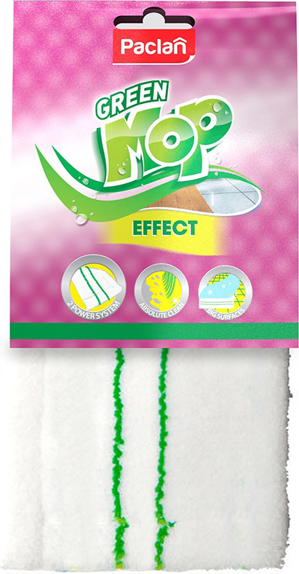 Paclan Green Mop, იატაკის სათადარიგო საწმენდი ტილო.