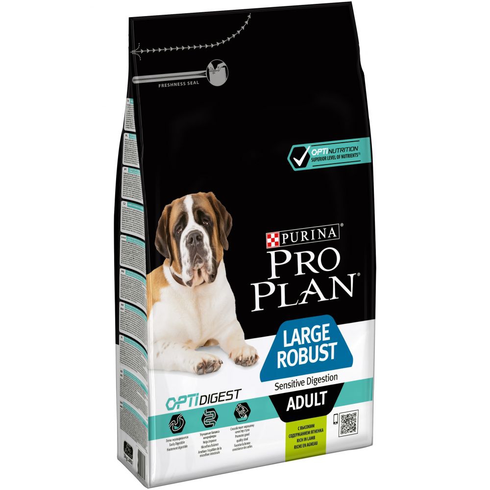 Purina Pro Plan, მშრალი საკვები ზრდასრული ძაღლებისთი ვის მგრძნობიარე კანით, ბატკნის ხორცი და ბრინჯი, 14 კგ