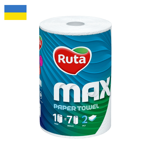 Ruta Max, სამზარეულოს ქაღალდი, 2 ფენა, 1 ც.