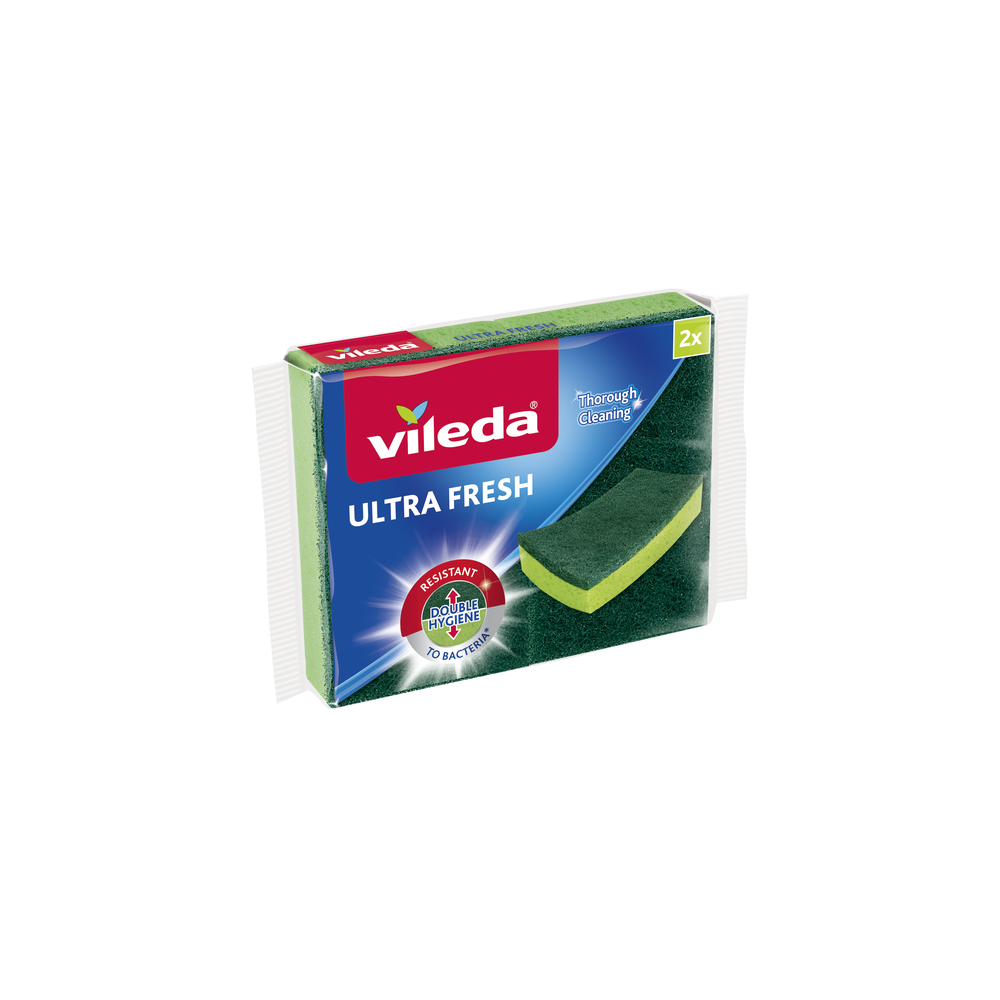 Vileda Ultra Fresh, ანტიბაქტერიული ღრუბელი, 2 ც.