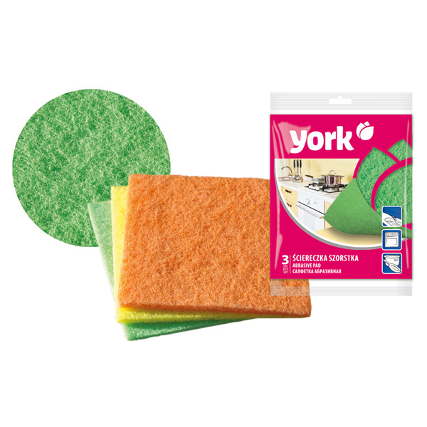 York, საწმენდი ტილო, 13x14 სმ, 3 ც.