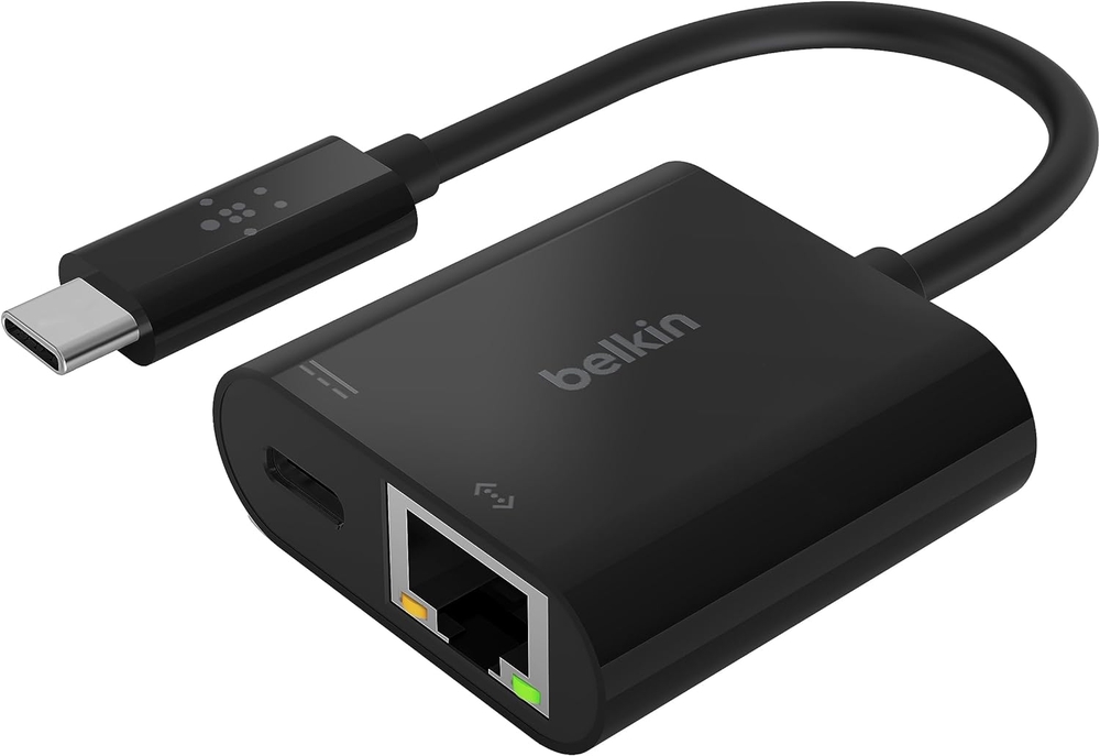 ადაპტერი Belkin INC001BTBK USB-C to Ethernet Adapter Black