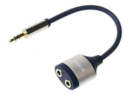 აუდიო ადაპტერი LogiLink CA1100 3.5mm Audio Splitter Black