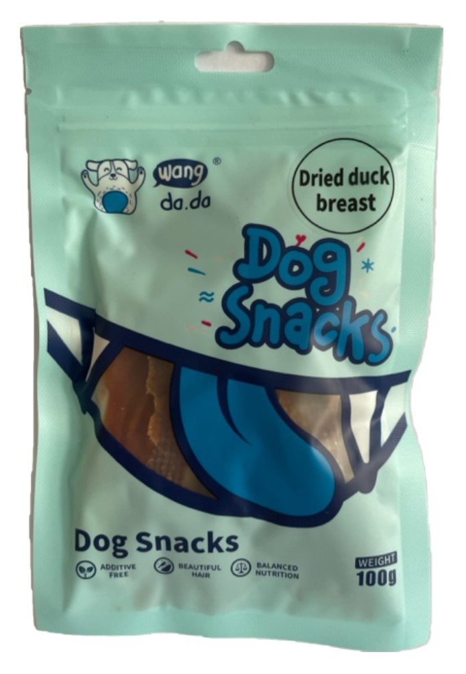 ბაგიკო, ძაღლის სასუსნაო, იხვის მკერდი, 100 გრ.