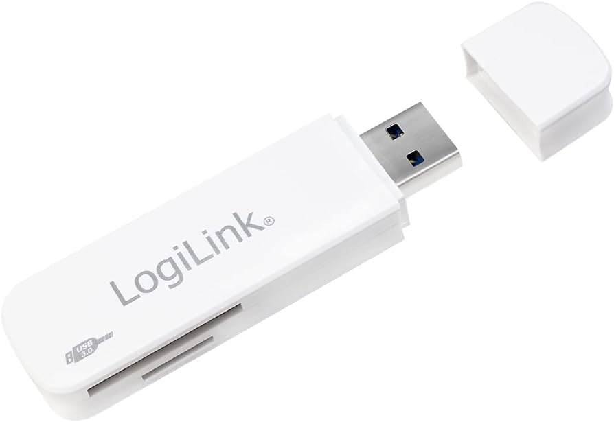 ბარათის წამკითხველი LogiLink CR0034A USB Card Reader White