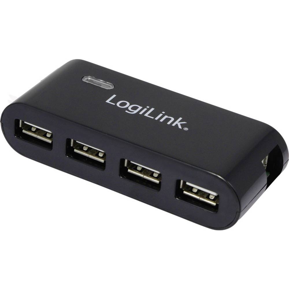 ჰაბი LogiLink UA0085 USB 2.0 4-port Hub Black