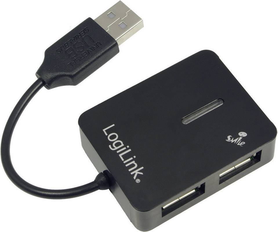 ჰაბი LogiLink UA0139 USB 2.0 4-Port Hub Black