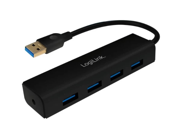 ჰაბი LogiLink UA0295 USB 3.0 4-port Hub Black