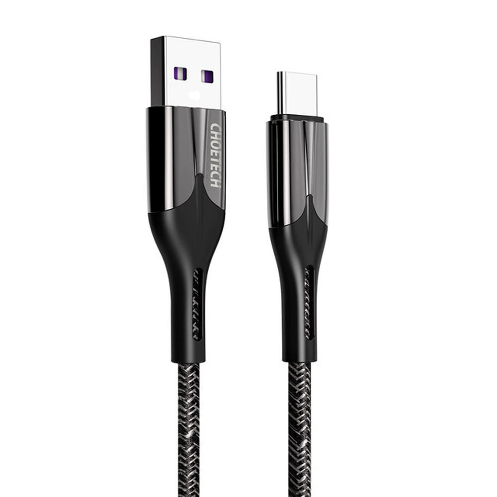 კაბელი Choetech XAC0013 USB Type-A to Type-C Cable 1.2m Black