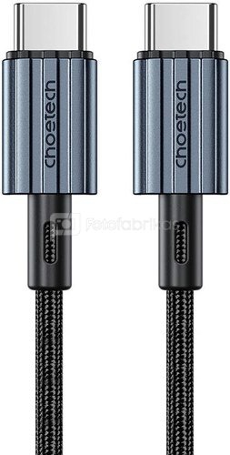 კაბელი Choetech XCC-1014 USB-C to USB-C 1.2m Cable Black