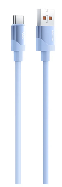 კაბელი Remax RC-C155 A-C Kyecha Series USB Type-C to Type-A 66 W Fast Charging Cable 1.2m Blue