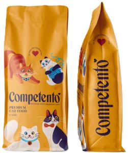 Competento, მშრალი საკვები ზრდასრული კატებისთვის, ქათმის ხორცით, 10 კგ