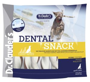 Dr. Clauder's, dental, ზრდასრული ძაღლის სასუსნაო ქათმის ხორცით,  170 გრ