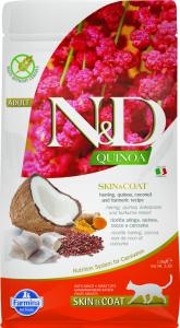 Farmina N&D Quinoa, კატის მშრალი საკვები, ქაშაყის ხორცით, 1.5 კგ