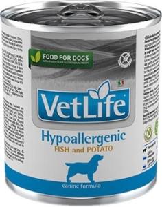 Farmina Vet Life, ჰიპოალერგიული სველი საკვები თევზი & კარტოფილი 0,300 კგ