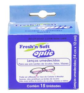 Fresh'n Soft, მინის საწმენდი სველი ქაღალდი, 15 ც.