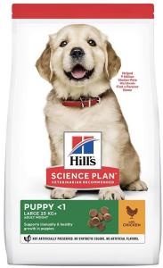 Hill's, მშრალი საკვები დიდი ჯიშის ლეკვებისთვის ქათმის ხორცით, 2.5 კგ