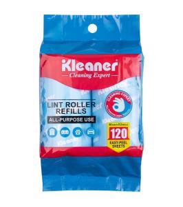 Kleaner, ქსოვილის საწმენდი წებოვანი გორგოლაჭის სათადარიგო გორგოლაჭი, 2 ცალი.