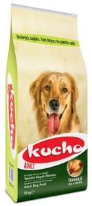 Kucho,  მშრალი საკვები ძაღლისთვის, ქათმით, ქაფშიითა და ბრინჯით, 15 კგ