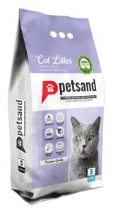 Petsand, კატის ქვიშა ბავშვის ლავანდის არომატით, 5 ლ