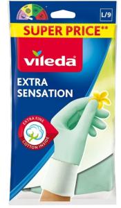 Vileda Extra Sensation, ლატექსის ხელთათმანი, 1 წყვილი, L.