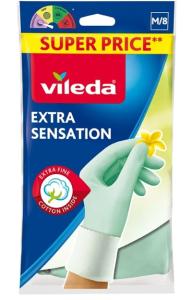 Vileda Extra Sensation, ლატექსის ხელთათმანი, 1 წყვილი, M.