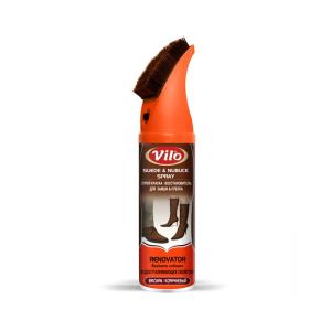 Vilo, ზამშის და ნუბუკის აღმდგენი სპრეი, ყავისფერი, 200 მლ.