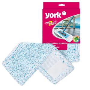 York Power Collect, იატაკის საწმენდი უნივერსალური მოპის სათადარიგო ტილო, მიკროფიბრა.