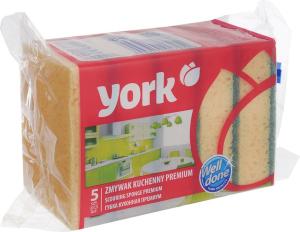 York Premium,  ჭურჭლის საწმენდი ღრუბელი, 5 ც.