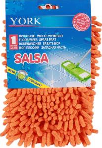 York Salsa, იატაკის საწმენდი ბრტყელი მოპის სათადარიგო ტილო, მიკროფიბრა.