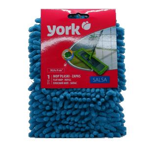 York Salsa, იატაკის საწმენდი ბრტყელი მოპის სათადარიგო ტილო, მიკროფიბრა.